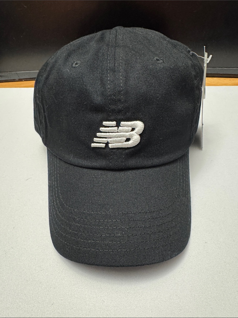 New Balance Black Cap with White NB Logo